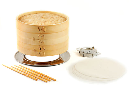 Classic Bamboo Steamer – 10”
