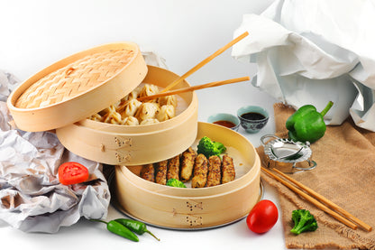 Classic Bamboo Steamer – 10”