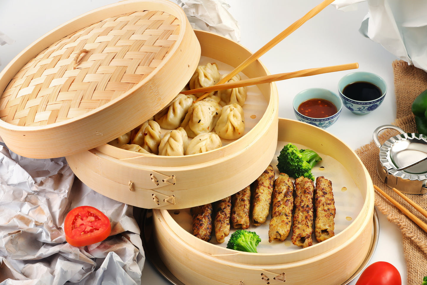 Classic Bamboo Steamer – 10”